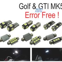 KIT 13 LAMPADE LED INTERNE PER VOLKSWAGEN VW GTI G