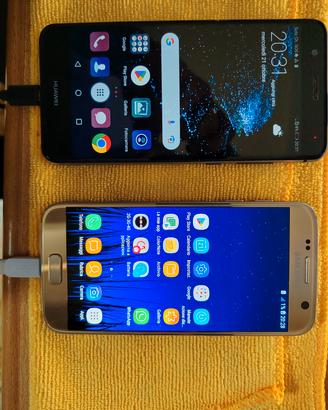 Huawei P10 lite + Galaxy S7
