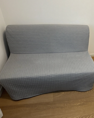 Ikea divano 2 posti in tessuto grigio