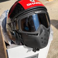 Casco moto jet Shark tribute rm