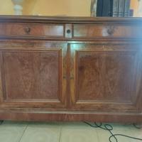 Credenza in noce primi 900 Stile Luigi Filippo