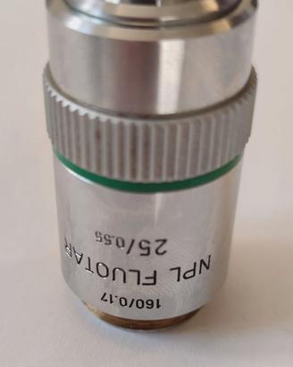 Obiettivo Leitz Wetzlar NPL Fluotar 25x0.55/160