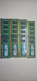 4 Banchi Ram DDR3 totale 8giga