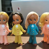 4 introvabili bambole vintage anni 60 made in 