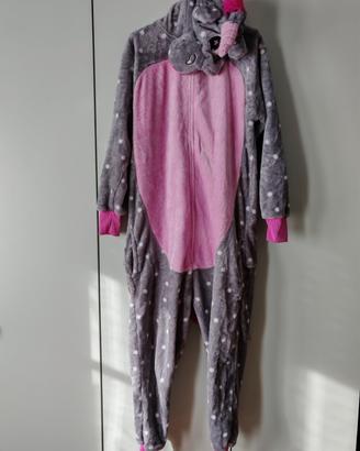 Pijiama donna unito unicorno