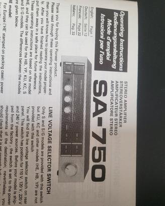 amplificatore Stereo Pioneer