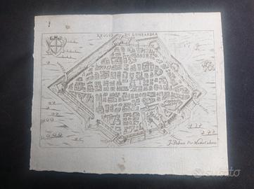 STAMPE  ANTICHE  ("ITINERARIO  D'ITALIA" ED. 1688)