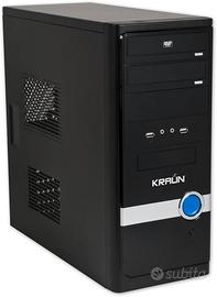PC fisso i5 12400F 16GB RAM  SSD Hd 2 tb Blu ray