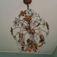 Lampadario con 3 applique