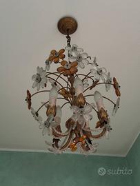 Lampadario con 3 applique