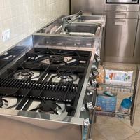 Cucina ArcLinea Italia / Mediterranea acciaio inox