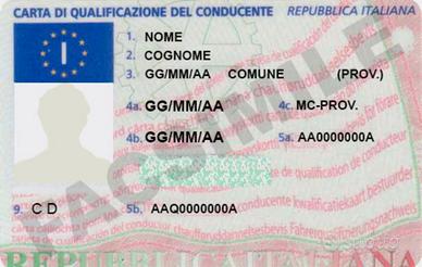 Patente CE DE con CQC sia merci che persone