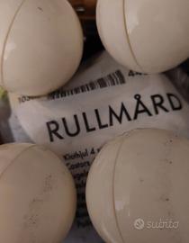 Ruote rotelle Rullmard IKEA colore bianco rare