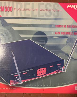 Sistema radio wireless per chitarra/strumenti