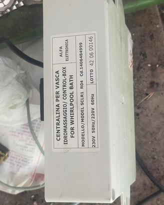 scheda elettronica comando vasca idromassaggi 