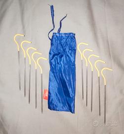 10 Picchetti Tenda Trekking TITANIO 6,5 gr cad.