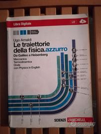 LIBRI DI FISICA TRAIETTORIE DELLA FISICA. AZZURRO.