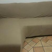 Divano letto con penisola e cassettone