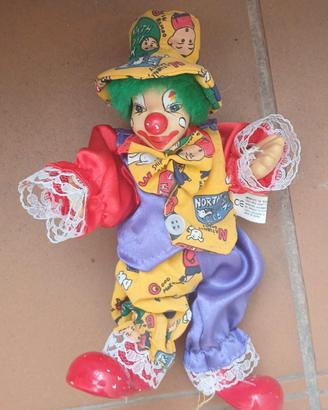 Bambola di porcellana "pagliaccio"