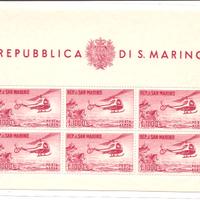 Francobolli San Marino Elicottero