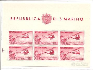 Francobolli San Marino Elicottero