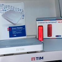 Modem Fibra TIM 1gigabit "sbloccato" + Key SIM TIM