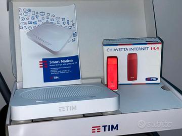 Modem Fibra TIM 1gigabit "sbloccato" + Key SIM TIM
