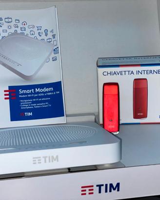 Modem Fibra TIM 1gigabit "sbloccato" + Key SIM TIM