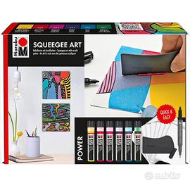 Marabu Acryl Color Squeegee Art Set Power
