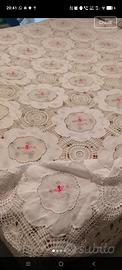 #coprilettoazrimonisle uncinetto e ricamo bianco #