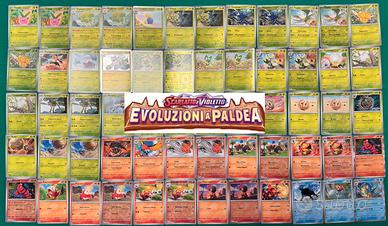 Lotto carte Pokemon set Evoluzioni a Paldea