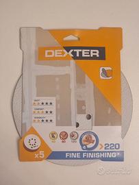 Dischi abrasivi Dexter Ø225mm – Grana 220 – 5 p.