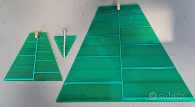 Kit 3 antenne log-periodic 400 Mhz÷11 Ghz