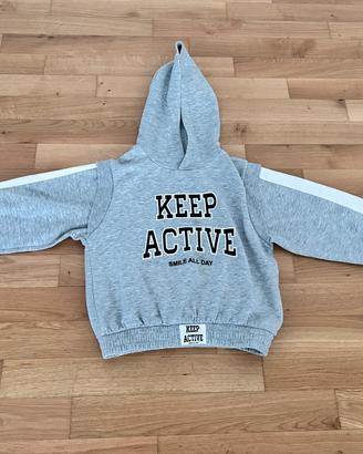 Felpa con cappuccio Zara