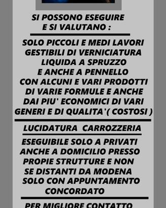 Piccole Verniciature Varie & Factotum