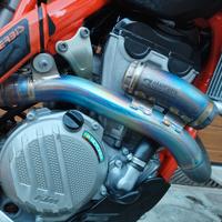 scarico akrapovic + centralina ktm hsq gas gas