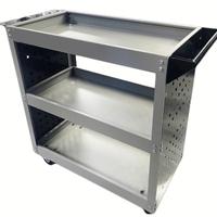 CARRELLO 3 RIPIANI PORTA ATTREZZI UTENSILI 300 kg 