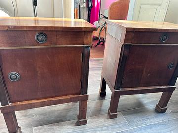 Coppia comodini stile impero