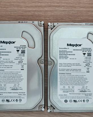 Maxtor 250 e 160 gb