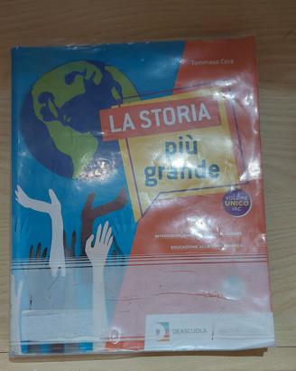 libro scolastico la Storia più grande  media   