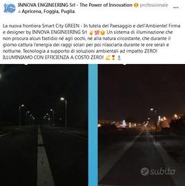 LAMPIONE SOLARE INTEGRATA mod. INTEGRA I