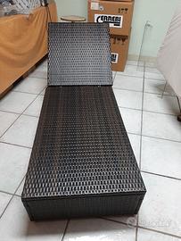 Sedia sdraio da giardino