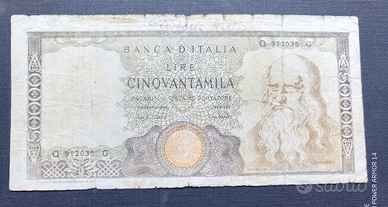 Falso d'epoca 50000 Leonardo