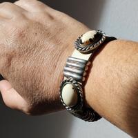 Bracciale vintage in pelle stile boho