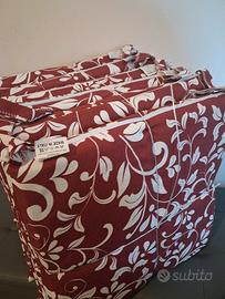 set di 6 cuscini per sedie 40x40 misure 40 40 con 