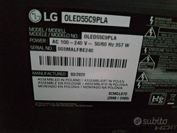 TV LG OLED 55C9PLA LED 55 Pollici