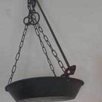 Ferro da stiro antico e 2 pese antiche