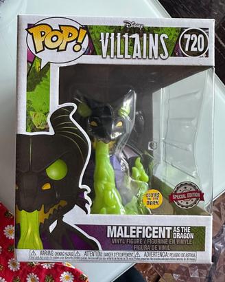 maleficent as the dragon - GITD - funko pop