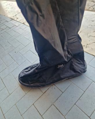 copri scarpe antipioggia moto
