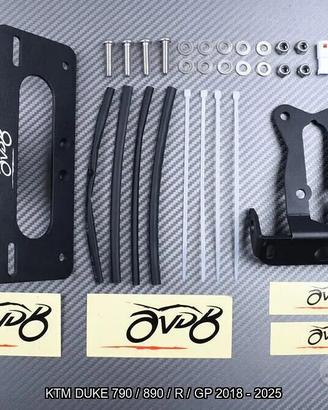 Portatarga corto KTM DUKE 790 890 R GP 2018 - 2025
